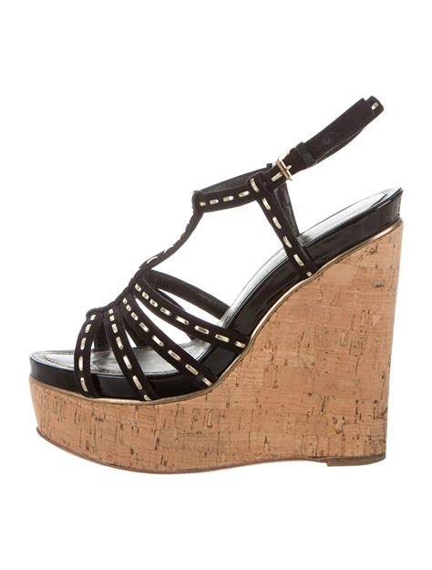 dior schuhe outlet|Dior wedge platform sandals.